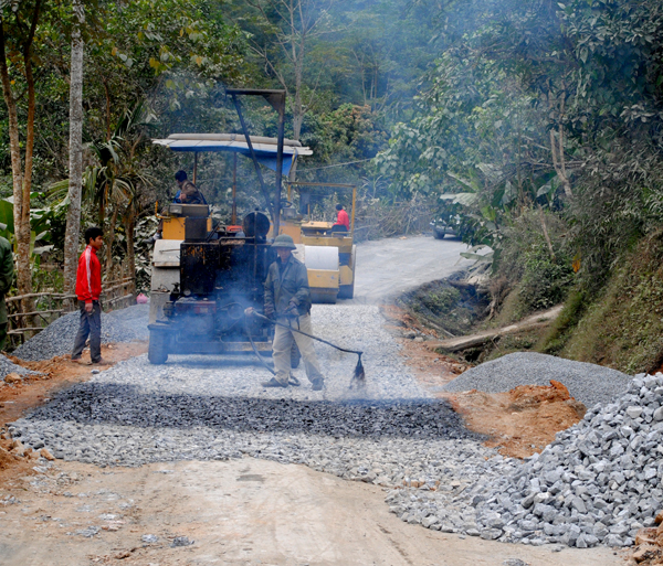 Sửa chữa Quốc lộ 34.