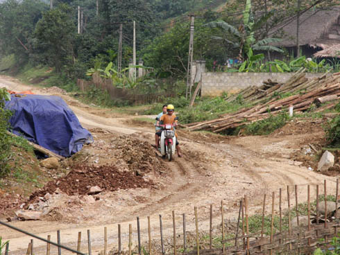 Tuyến Qc lộ 279, đoạn trung tâm xã Yên Thành (Quang Bình) sẽ được triển khai thi công năm 2015.