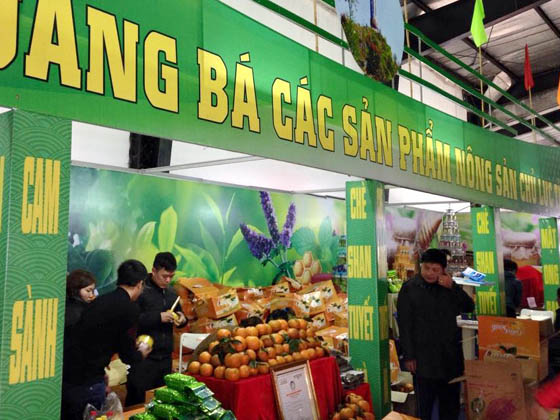 Trung tâm Khuyến công XTCT tích cực quảng bá sản phẩn nông nghiệp chủ lực của tỉnh tại Hội chợ Xuân 2015 được tổ chức ở khu triển lãm Giảng Võ (Hà Nội). 
