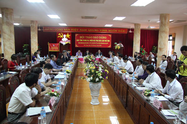 Đại biểu báo Đảng các tỉnh TDMN phía Bắc dự Hội thảo Báo Đảng lần thứ XVII