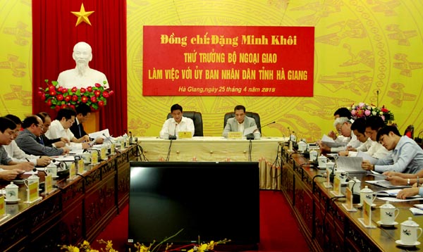 Toàn cảnh buổi làm việc