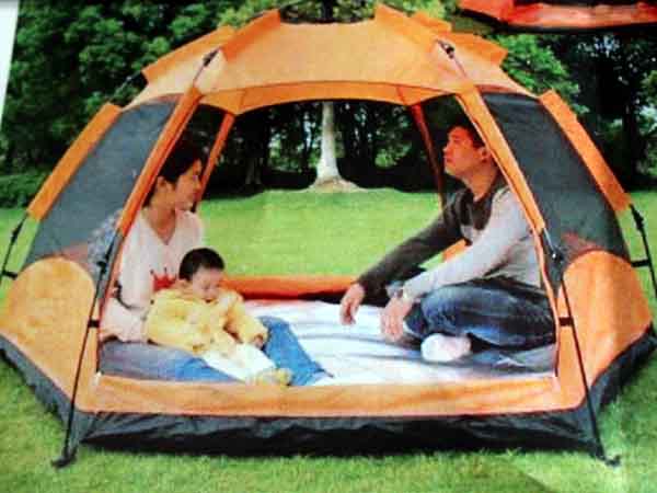 Mô phỏng nhà bạt di động (loại 4 chỗ) sẽ được Hiệp hội Du lịch tỉnh triển khai trên Cao nguyên đá thời gian tới.