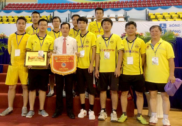 CLB bóng đá TAND tỉnh tham dự Đại hội Thể thao TAND lần thứ III tại TP Hồ Chí Minh.