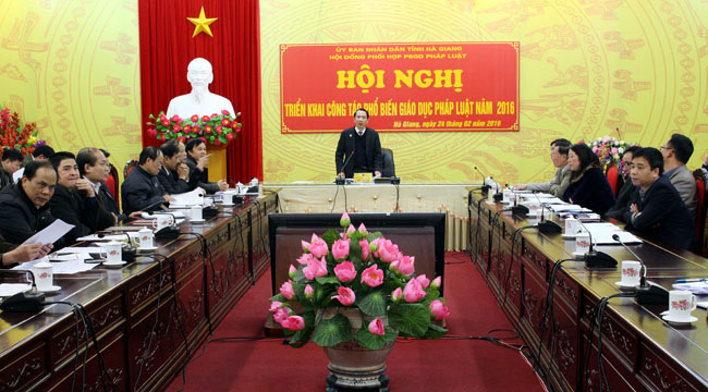 Phó Chủ tịch UBND tỉnh Trần Đức Quý kết luận tại Hội nghị.