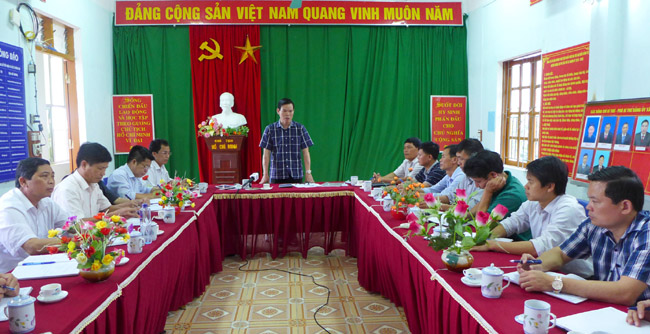 Bí thư Tỉnh ủy kết luận buổi làm việc với Đảng ủy xã Bản Phùng (Hoàng Su Phì.