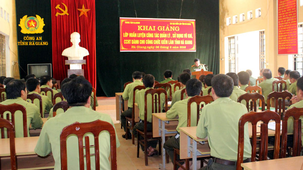 Toàn cảnh lớp tập huấn.  