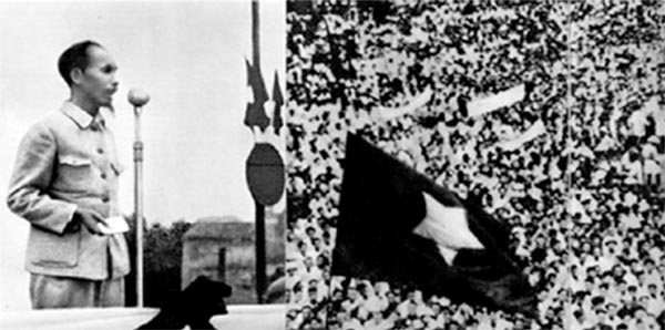 Ngày 2.9.1945, tại Quảng trường Ba Đình – Hà Nội, Chủ tịch Hồ Chí Minh đọc Bản Tuyên ngôn Độc lập khai sinh nước Việt Nam dân chủ cộng hòa. Ảnh: TƯ LIỆU