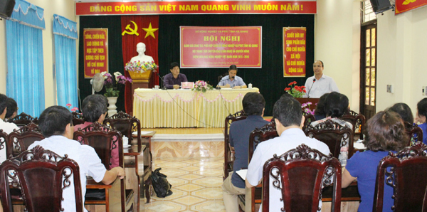 Lãnh đạo Viện Khoa học Nông nghiệp Việt Nam phát biểu tại Hội nghị.