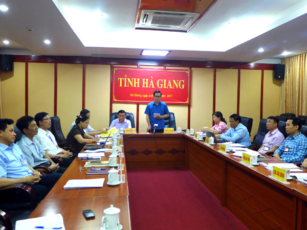 Toàn cảnh Hội nghị trực tuyến toàn quốc về công tác phát triển dược liệu Việt Nam tại đầu cầu tỉnh Hà Giang.