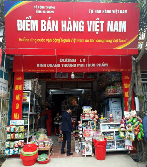 Điểm bán hàng Việt Nam của hộ kinh doanh Nguyễn Văn Đường