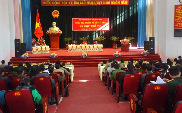 Toàn cảnh kỳ họp. 