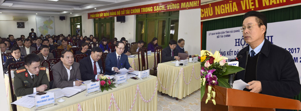 Chủ tịch UBND tỉnh Nguyễn Văn Sơn phát biểu chỉ đạo tại Hội nghị.