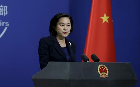  Người phát ngôn Bộ Ngoại giao Trung Quốc Hoa Xuân Doanh.