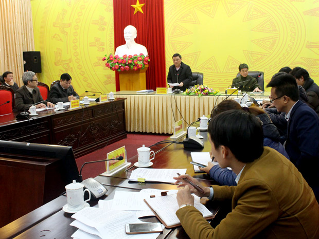 Phó Chủ tịch Thường trực UBND tỉnh Nguyễn Minh Tiến kết luận Hội nghị