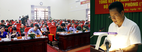 Chủ tịch UBND tỉnh Nguyễn Văn Sơn phát biểu kết luận Hội nghị
