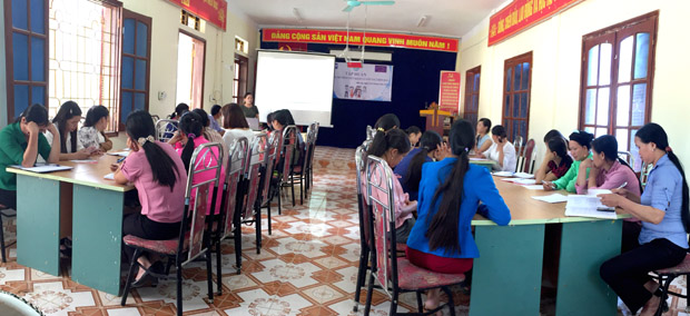 Toàn cảnh lớp tập huấn.