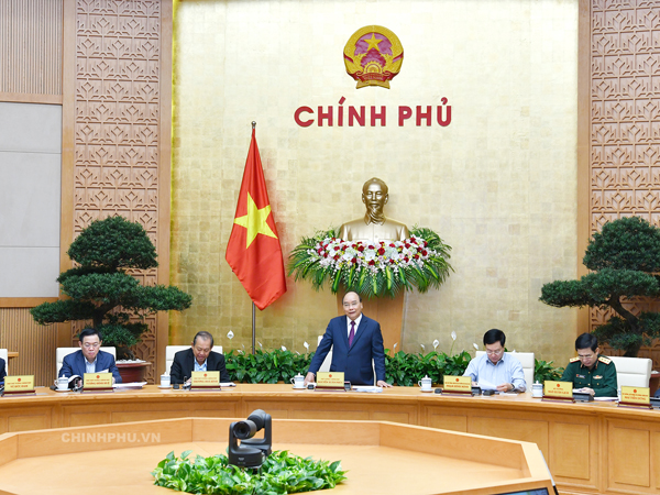 hủ tướng phát biểu kết luận phiên họp Chính phủ tháng 10/2018.