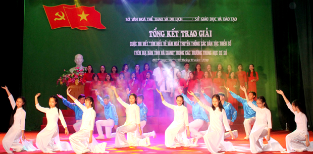 Một tiết mục văn nghệ tại buổi Lễ.