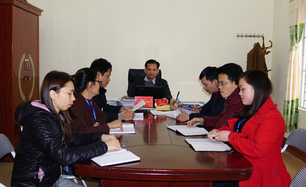 Ủy ban Kiểm tra Huyện ủy họp bàn công tác kiểm tra, giám sát.