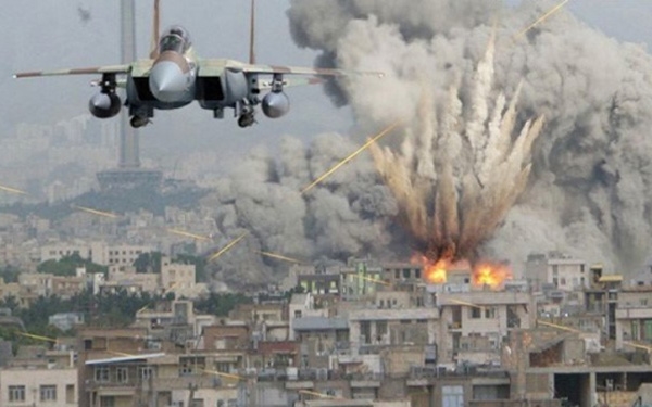 Một cuộc không kích của Mỹ tại Syria. (Ảnh: Premium Times)