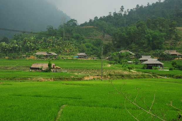 Một góc thôn Giàn Thượng.