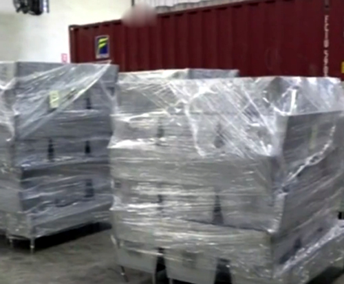 Hơn 600kg ma túy đá được giấu trong các lò nướng.