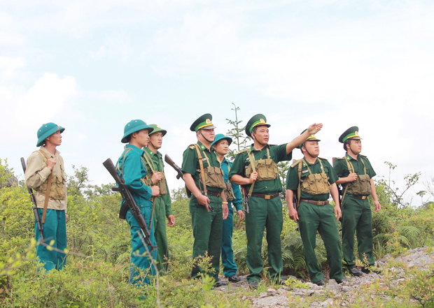 Giờ tập chiến thuật.                                             Ảnh: CTV