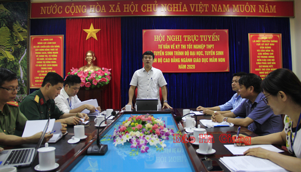  Các đại biểu dự hội nghị tại điểm cầu Sở GD&ĐT
