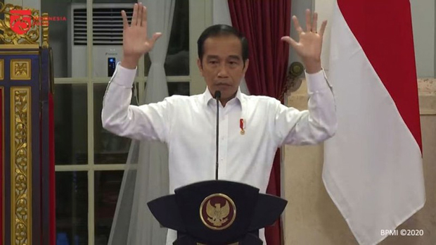 Tổng thống Joko Widodo. (Ảnh chụp từ video)