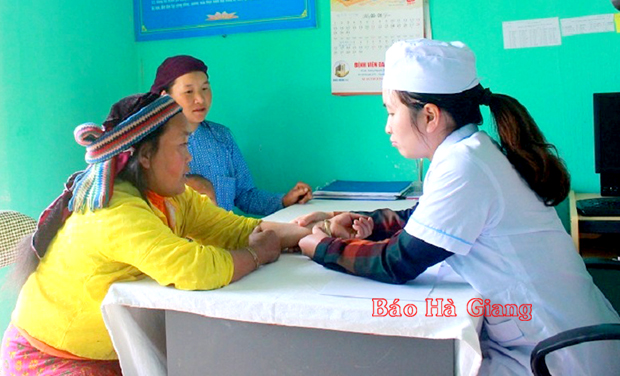 Phụ nữ mang thai được tiếp cận với các dịch vụ chăm sóc sinh sản ngay tại cơ sở.