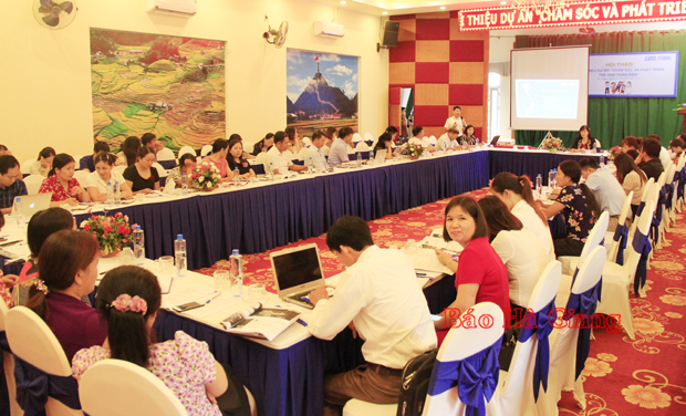  Hội thảo giới thiệu dự án “Chăm sóc và phát triển trẻ thơ toàn diện”.