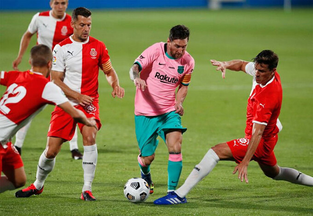 Messi vẫn chơi rất hiệu quả trong màu áo Barca. Ảnh: Reuters.