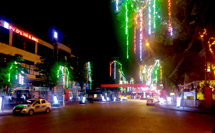 Đường Trần Hưng Đạo thành phố Hà Giang.