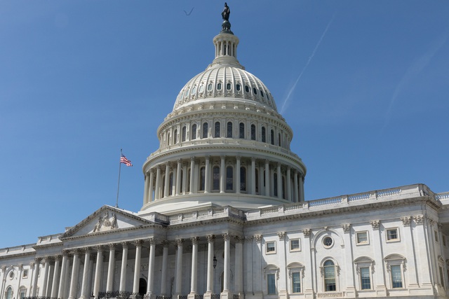 Tòa nhà Quốc hội Mỹ tại thủ đô Washington (Ảnh: Getty)