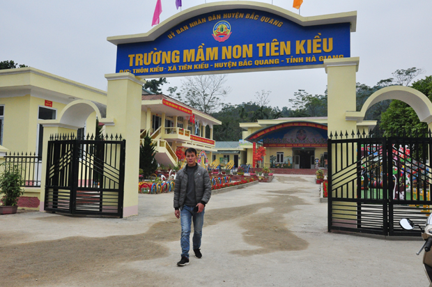 Trường Mầm non xã đạt chuẩn mức độ 1.