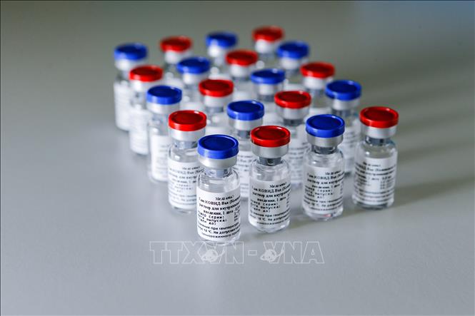 Vaccine Sputnik V ngừa COVID-19 được giới thiệu tại Moskva, Nga, ngày 6/8/2020.