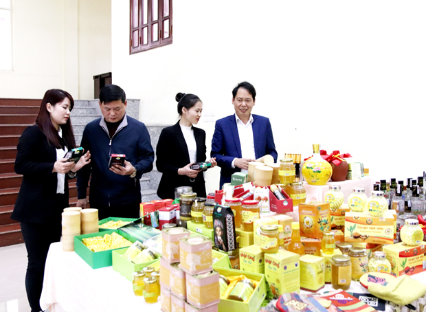 Các sản phẩm OCOP được quảng bá, giới thiệu tại nhiều sự kiện lớn của tỉnh.