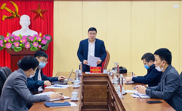 Phó Chủ tịch UBND tỉnh Hoàng Gia Long kết luận buổi làm việc.