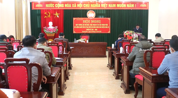Các đại biểu dự hội nghị.