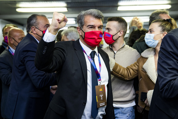 Ông Joan Laporta trở thành chủ tịch của Barcelona - Ảnh: FCB