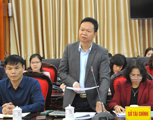 Giám đốc Sở Tài Chính, Nguyễn Ngọc Thanh đề xuất các giải pháp tăng cường thu ngân sách.