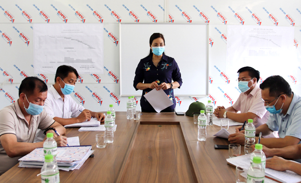 Phó Chủ tịch UBND tỉnh Hà Thị Minh Hạnh kết luận buổi làm việc.