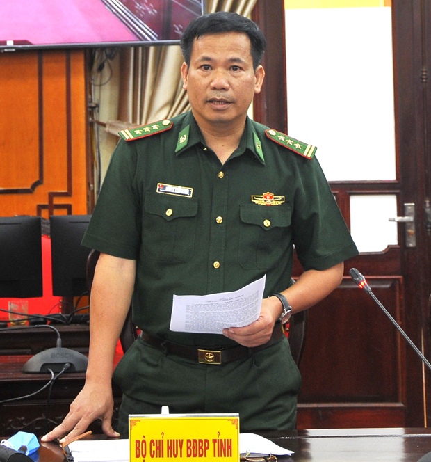 Lãnh đạo Bộ Chỉ huy BĐBP tỉnh cho biết đang siết chặt quản lý biên giới, ngăn chặn xuất, nhập cảnh trái phép.