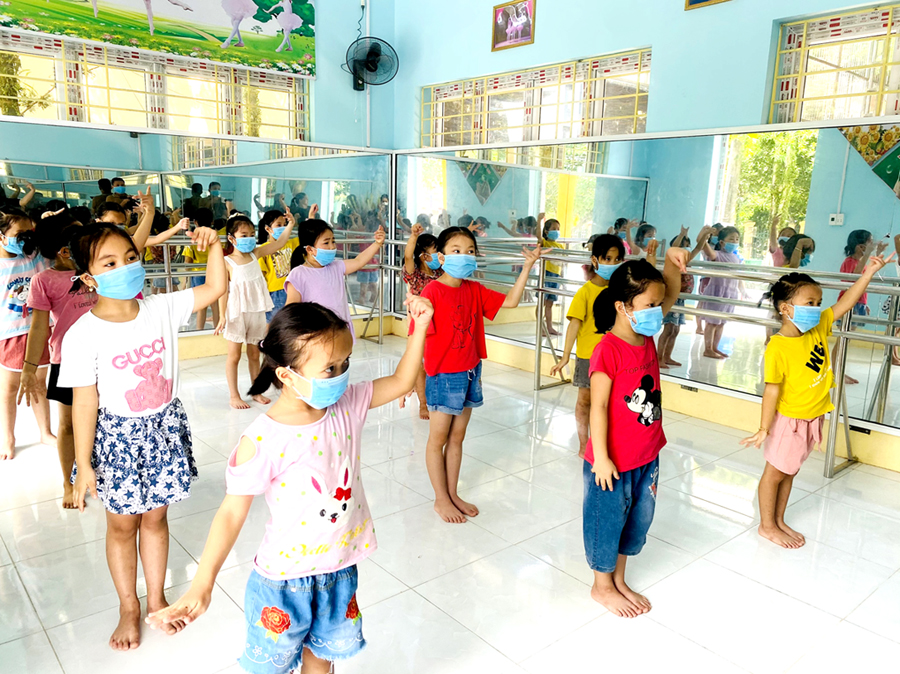 Lớp năng khiếu múa.