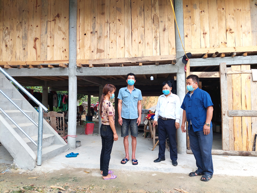 Nhà sàn bê tông kiên cố của gia đình anh Thèn Văn Hương, thôn Cốc Có, xã Pố Lồ (Hoàng Su Phì).