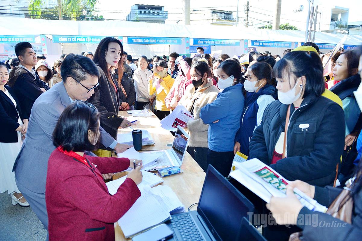 Trung tâm Dịch vụ 
Việc làm và Lưu trữ lịch sử 
phối hợp với các đơn vị, 
doanh nghiệp tổ chức
 tư vấn, hướng nghiệp 
cho học sinh và 
người lao động 
trên địa bàn tỉnh.