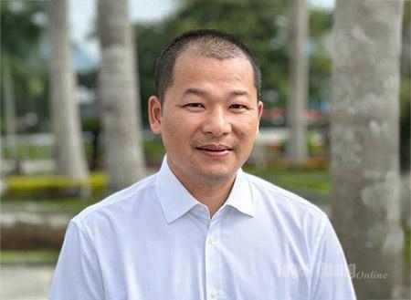 Anh Lã Quỹ Cảnh, hội viên Hội Nông dân thôn Kim Quang, xã Kim Bình.