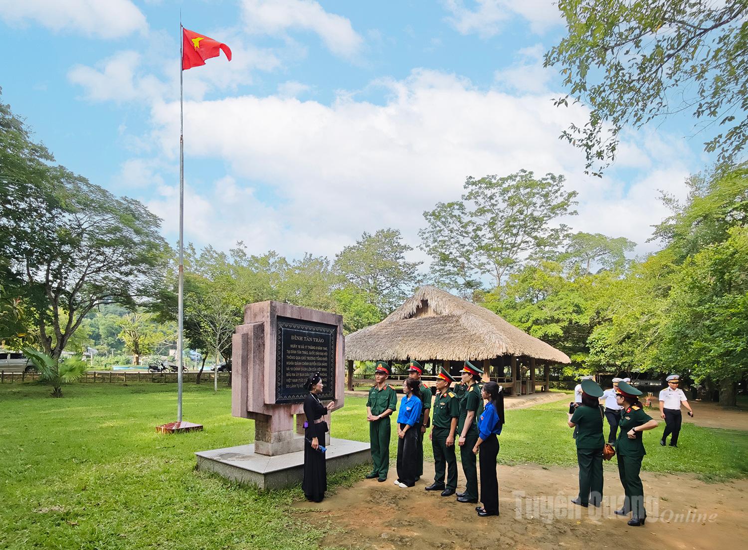 Visitors choose Tan Trao as a place to return to the revolutionary roots of the nation.