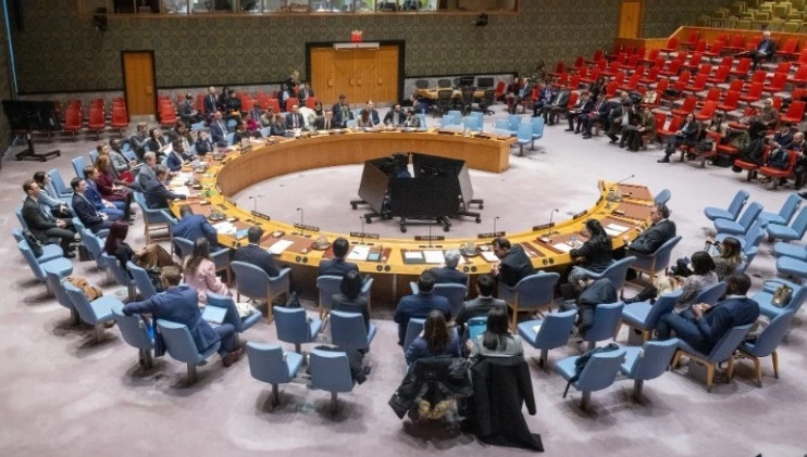 An emergency meeting of the United Nations Security Council on Venezuela in New York, the United States, on December 23, 2025.