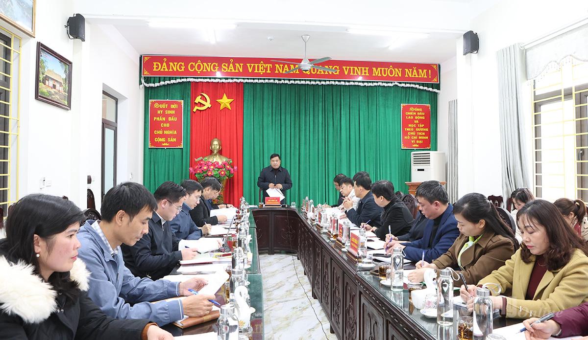 Quang cảnh buổi kiểm tra của Đoàn kiểm tra số 2.